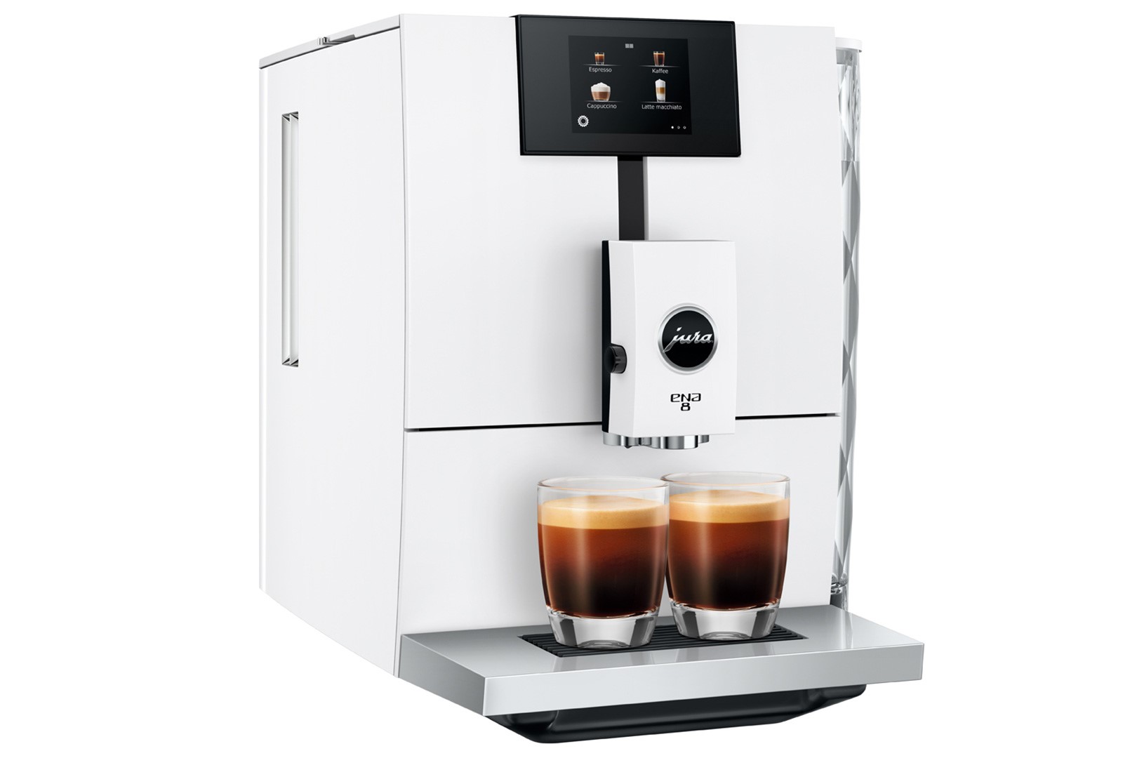 Kaffeevollautomat ENA 8 (EC), in Full Nordic White, 1,1 Liter Füllmenge, Breite 27,1, Höhe 32,3, Tiefe 44,5