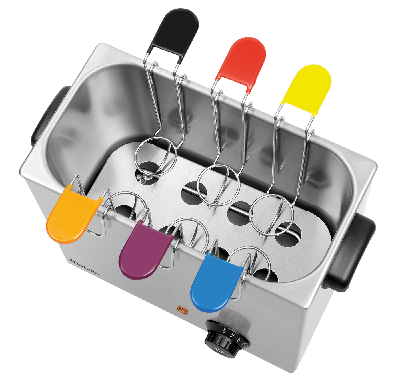 Bartscher Eierkocher EH6 | Höhe Becken: 200 mm |Maße: 36,5 x 22 x 29,0 cm. Gewicht: 4,3 kg