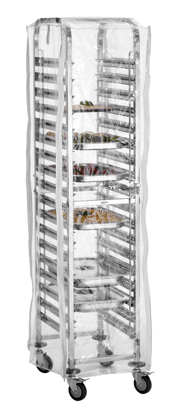 Bartscher Abdeckhaube AGN1800-1/1 | Ausgelegtfür: Gastronormwagen AGN1800-1/1 | Maße: 63 x46,5 x 174,5 cm. Gewicht: 0,81 kg