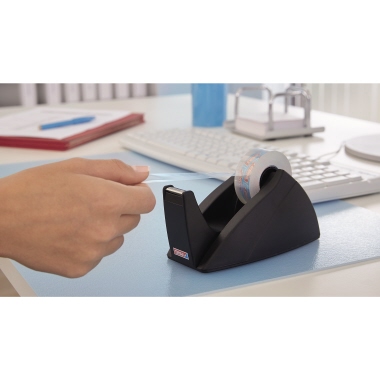 tesa® Tischabroller Easy Cut® 19 mm x 33 m (B x L) schwarz
