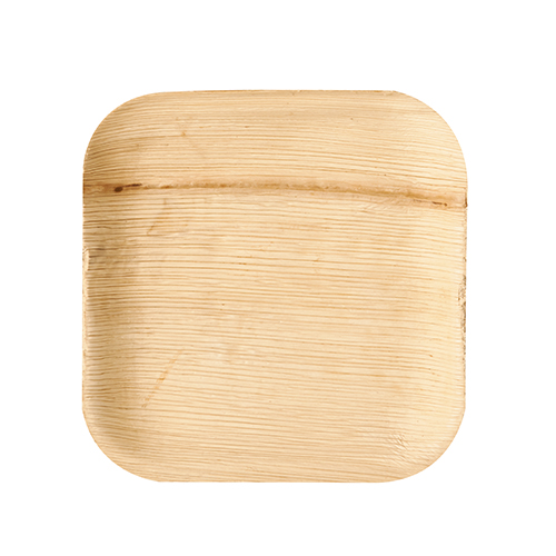 25 Teller, Palmblatt "pure" eckig 18 cm x 18 cm x 1,5 cm von PAPSTAR