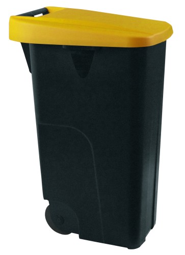 Abfallbehälter. Polypropylen. mit zwei Rollen.