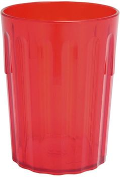 Roltex Trinkglas aus Copolyester mit 250 ml Füllvermögen in transparentem rot