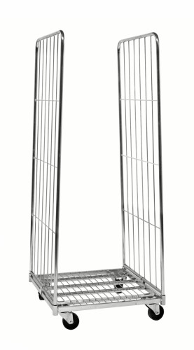 Tablettwagen mit 3 Metallböden - Maße: 108 x 48 x 94 cm - Gewicht: 28,5 kg - Belastungsgewicht: 250 kg