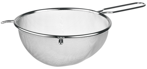 Passiersieb Ø 20 cm, L: 36 cm Edelstahl feines Siebgewebe spülmaschinengeeignet