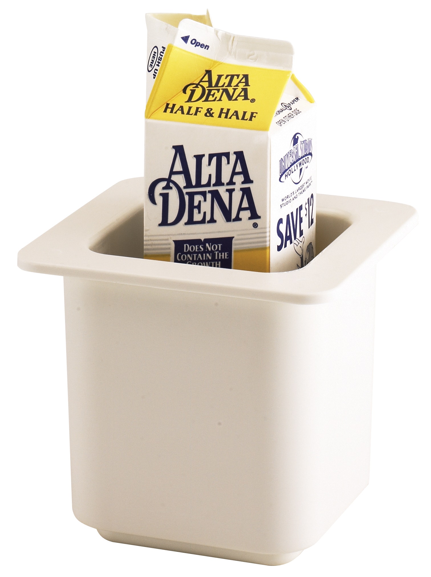 Cambro Coldfest Behälter GN-1/6, Farbe: Weiß, stapelbar, spülmaschinengeeignet