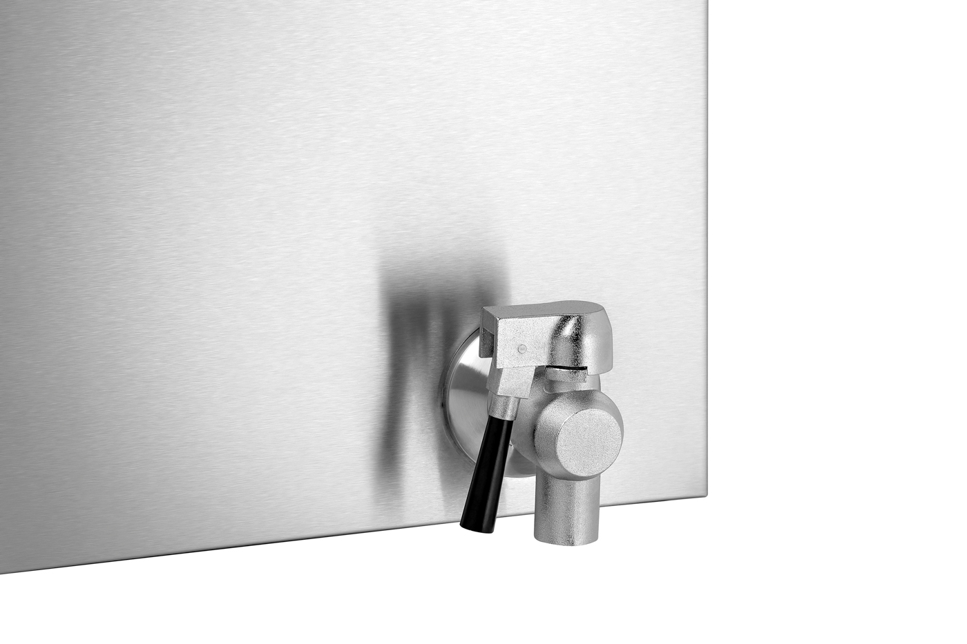 Bartscher Fritteuse GRANDE 50L | Eigenschaften: Abgerundete Ecken ,Ablasshahn mit Sicherheitsvorrichtung | Maße: 65 x 63 x 460 cm.