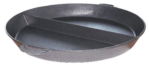 NEUMÄRKER Großraumpfanne Ø 800 mm mit 2-Teilung Ø 800 x h 90 mm