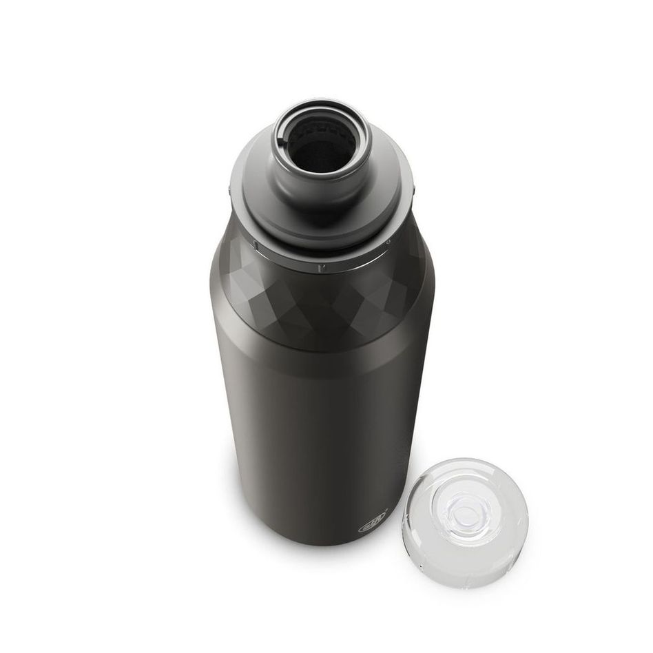 alfi Trinkflasche FUSION cool grau/schwarz 0,9 Liter