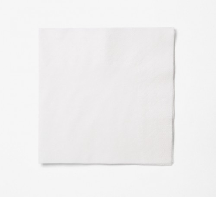 Tork Soft Lunchserviette, weiß, 2-lagig, 33 x 33cm, 1/4 Falz, Paket à 200 Stck.