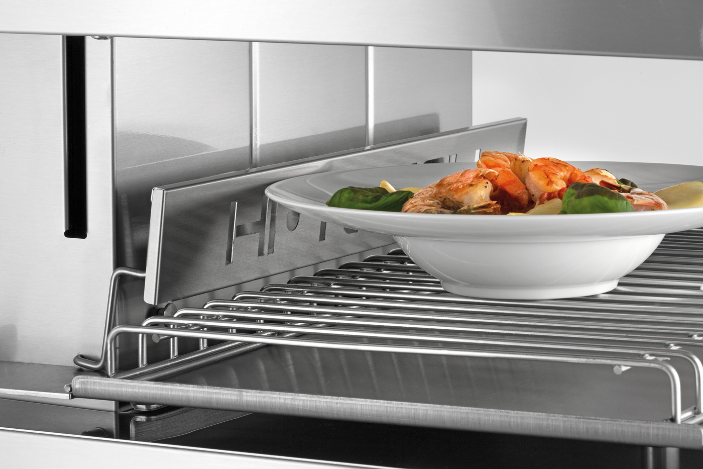 Bartscher Hi-Light-Lift-Salamander "Premium" |Fettauffangbehälter: Ja | Maße: 58,5 x 60 x 51,5cm. Gewicht: 61,4 kg