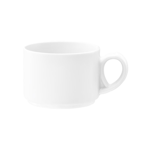 Seltmann Obere zur Kaffeetasse 0,18 l, rund, Form: Community, weiss, hohe Kantenschlagfestigkeit, Made in Germany
