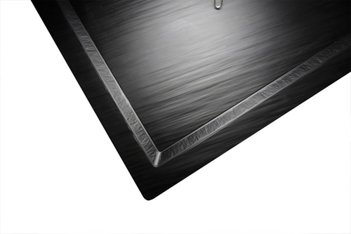 GN 1/1 Tablett -SLATE- 53 x 32,5 cm, H: 1,5 cm Melamin, schwarz, Schieferlook spülmaschinengeeignet stapelbar nicht