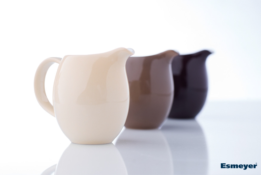 Sahnegießer COFFEESHOP 0,25 ltr., beige, aus Porzellan, von Eschenbach