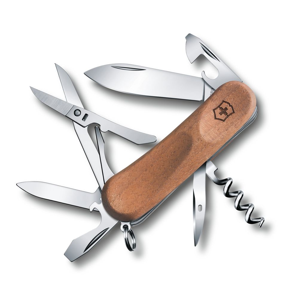 Victorinox EvoWood 14, 85mm, EvoWood, Nussbaum, Blister