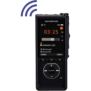 OLYMPUS Diktiergerät DS-9500 Premium-Kit 49,8 x 120,8 x 18,6 mm (B x H x T) inkl. ODMS R7 Dictation Module, Netzteil