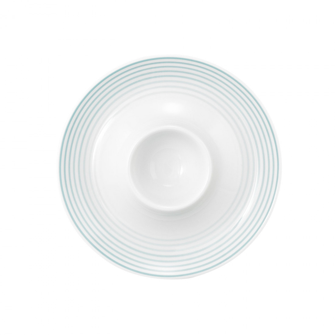 Seltmann Eierbecher mit Ablage (glatt), Form: Blues, Dekor: 57717 Arktisblau