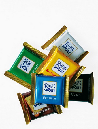 Ritter Sport Mini Bunter Mix 1,55KG Inhalt: 84 Stück à 16,6 g.