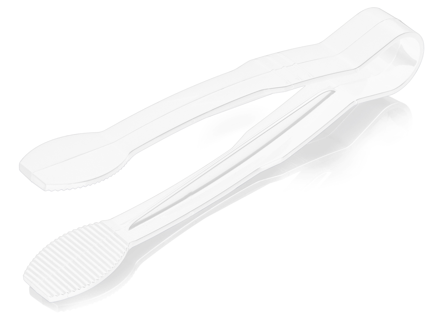 ARAVEN Zange in flacher Ausführung mit 23cm Länge aus Polycarbonat, weiß