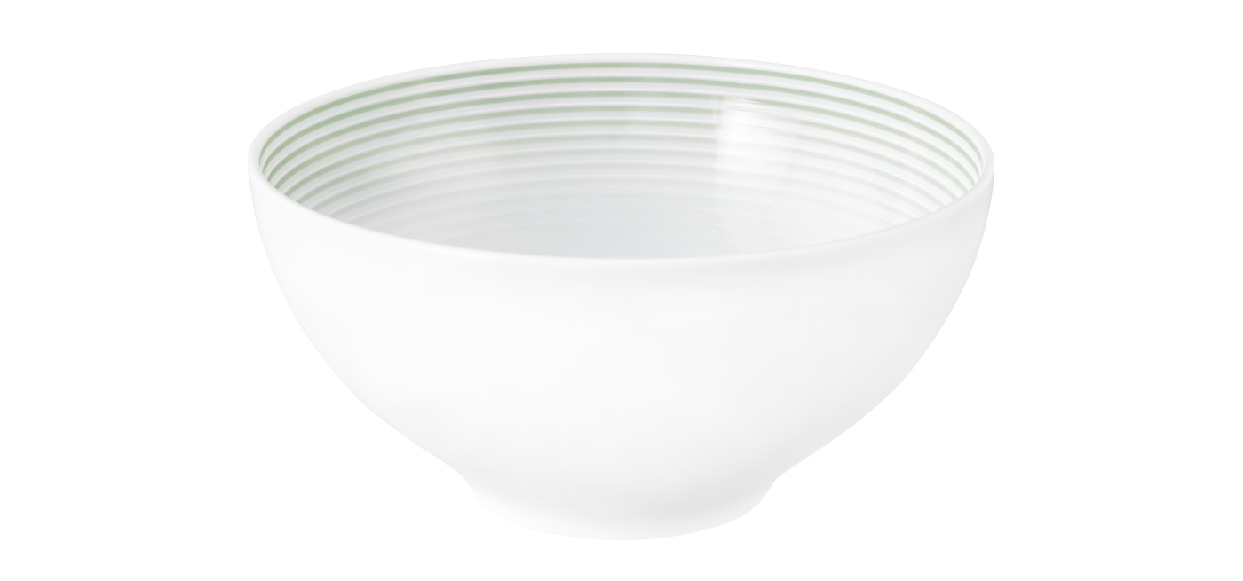 Seltmann Schüssel 21 cm, Form: Blues, Dekor: 57720 Salbeigrün