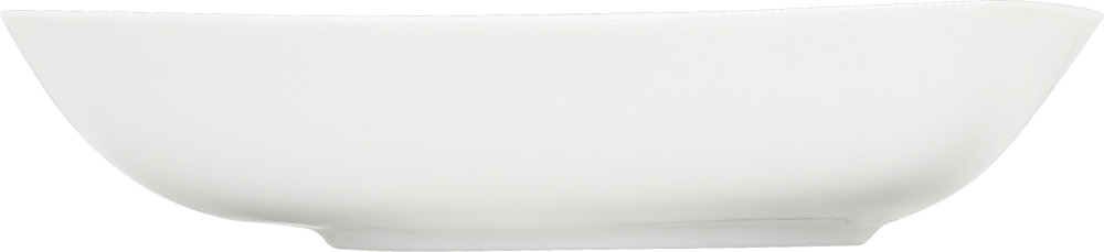 Bauscher Teller tief ENJOY, asymmetrisch, 231 x 214 mm, Höhe: 50 mm, uni weiss