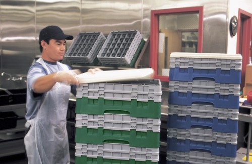 Basiskorb Camrack® mit 2 Extender von Cambro