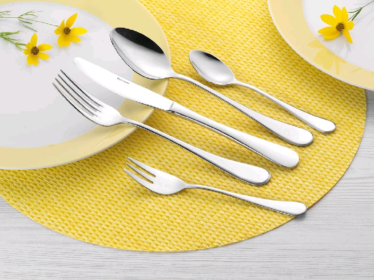 Kaffeelöffel CELINE, Edelstahl 18/10, poliert, Länge: 15,8 cm.