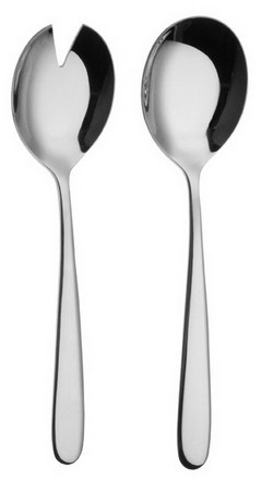 2-tlg. Salatbesteck TICINO, Edelstahl 18/10, poliert, Länge: 21,0 cm.