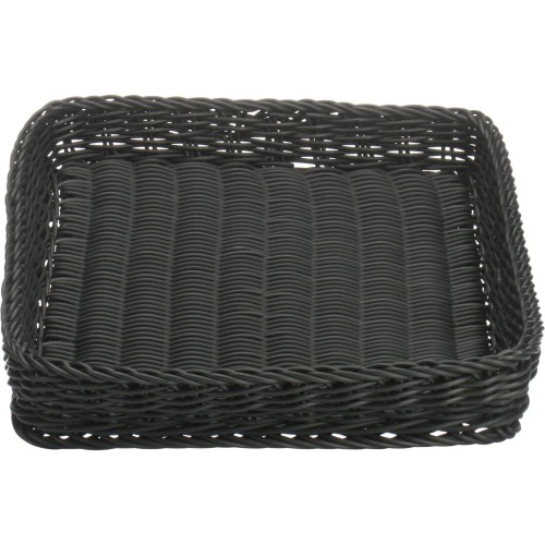 Westmark Tablett eckig, 40 x 30 x 5 cm, schwarz