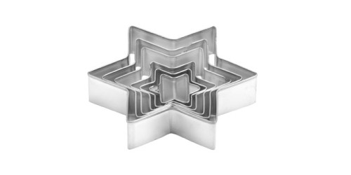 Ausstechformen Sterne DELÍCIA, 6 St.