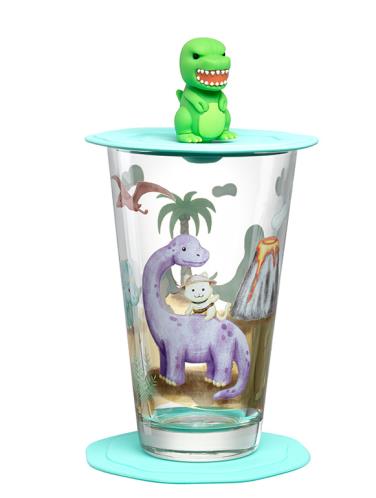 Leonardo Bambini 3tlg. Trinkset Dino L 300ml Durchmesser: 8cm, Höhe: 14,20cm Inhalt: 300ml