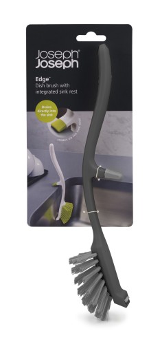 Joseph Joseph Edge - Abwaschbürste mit integrierter Ablagefunktion -dunkelgrau