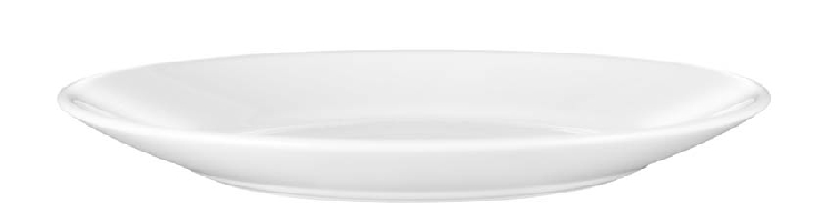 Dessertteller 19,5 cm Form Restaurant uni weiß ARCOPAL