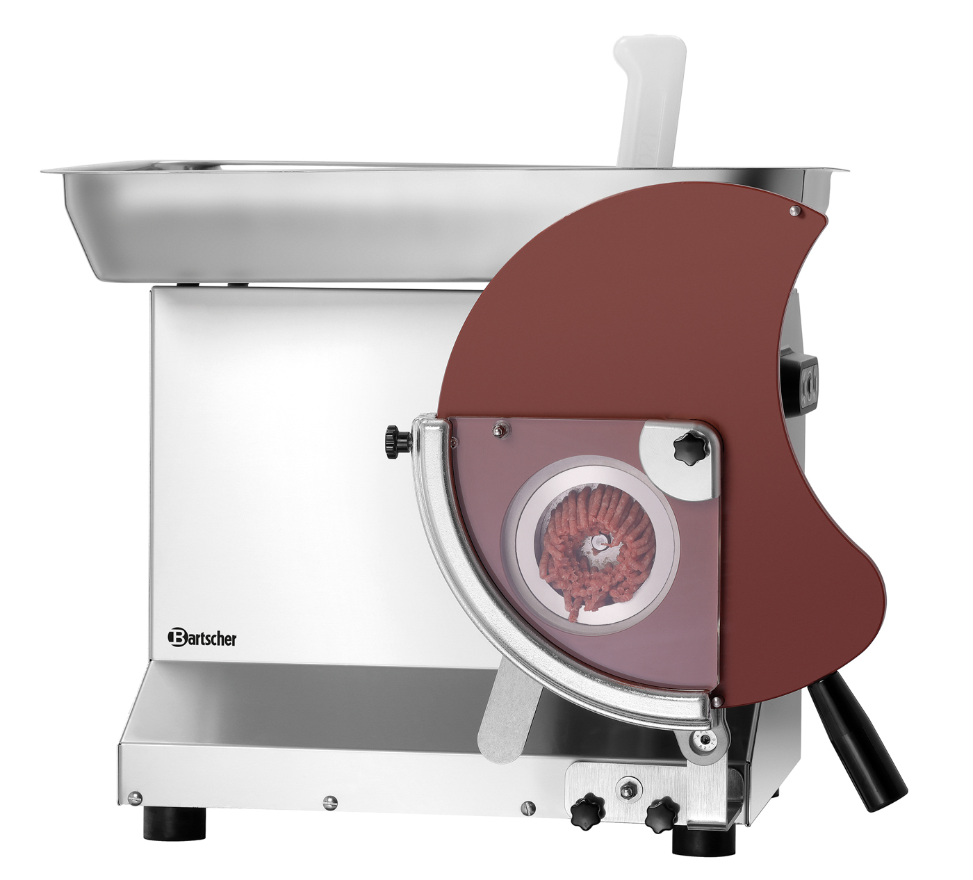 Bartscher Hamburgerpresse FW200 | WerkzeugloseMontage ,Start/Stop-Automatik ,Magnetschalter |Maße: 32 x 17,5 x 41,5 cm.