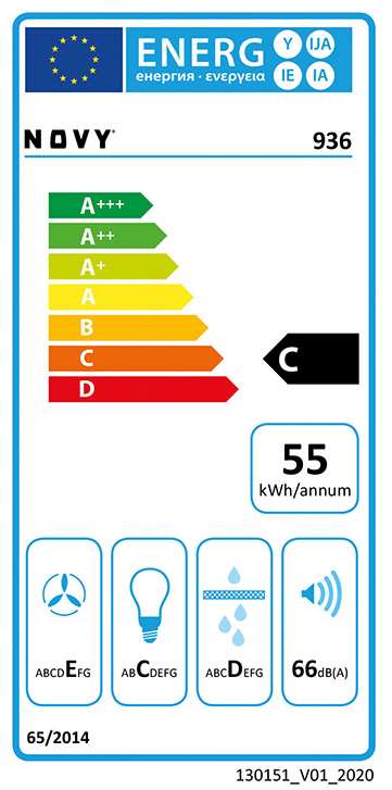 Bartscher Novy Dunstabzugshaube, B600, CNS | Ein-/Ausschalter: Ja | Maße: 60 x 52 x 170 cm. Gewicht: 13 kg