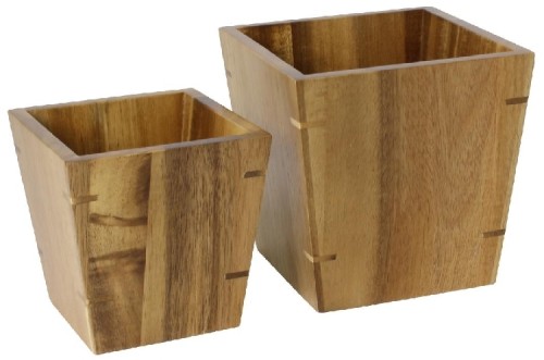 Olympia Behälter aus Akazienholz groß
