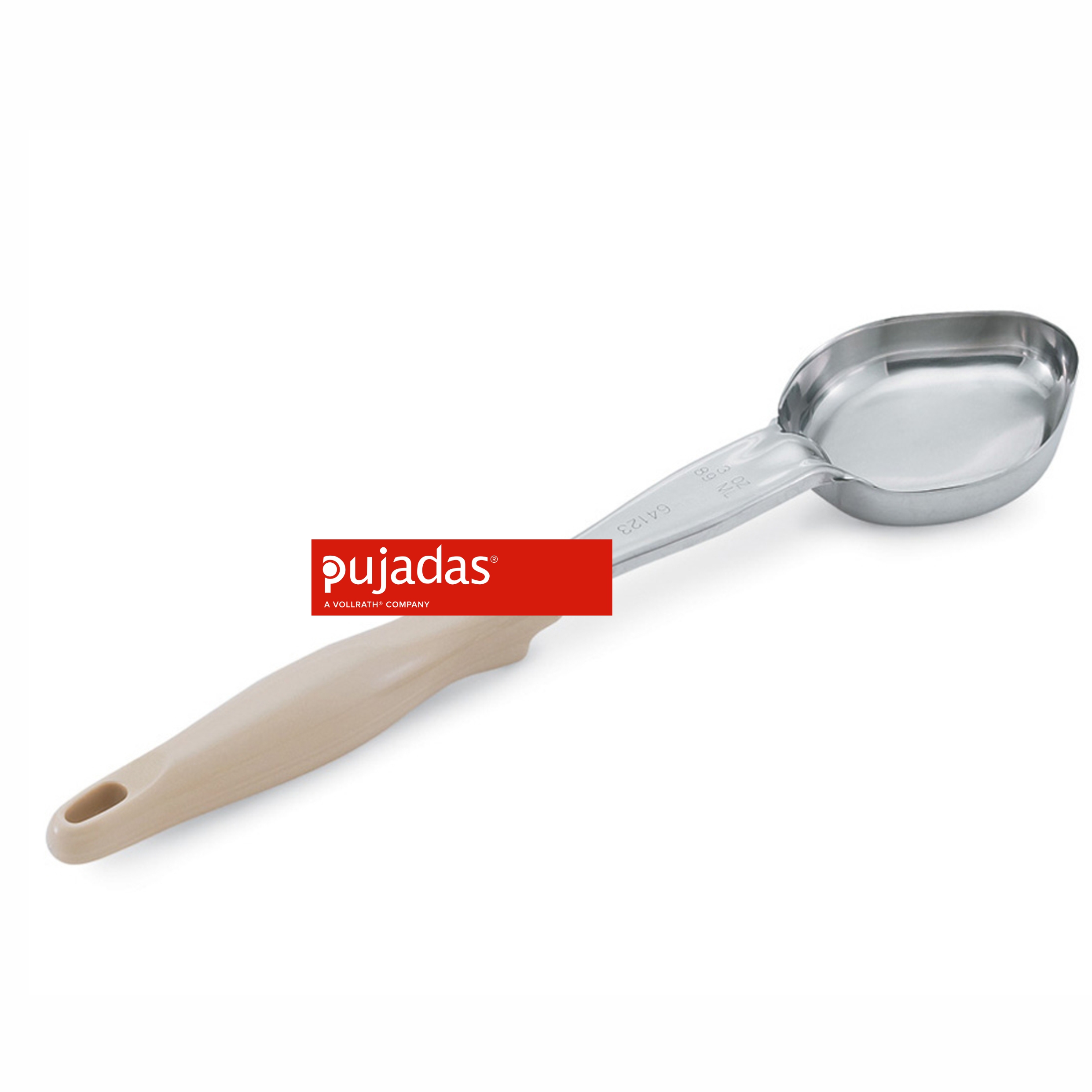 Pujadas Ovalschalen Kelle 8,5 x 7,8 x 34 cm Beige 90 ml ungelocht