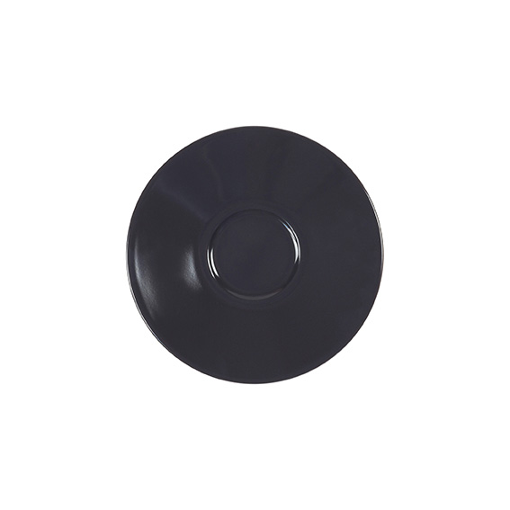 Untertasse 16 cm - Form: Table Selection - Dekor, 79934 anthrazit - aus Porzellan. Hersteller:, Eschenbach. "Made in Germany".