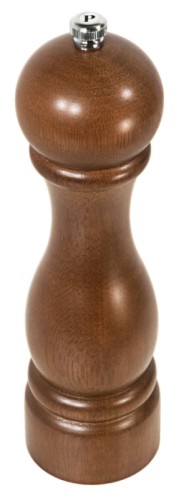 Pfeffermühle für ca. 35 g Pfefferkörner aus dunkel gebeiztem Gummibaumholz, mit hochwertigem Keramik-Mahlwerk Volumen: 0,05 l,