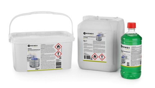 Chafing Dish Brennpaste - Flasche, HENDI, Transparent