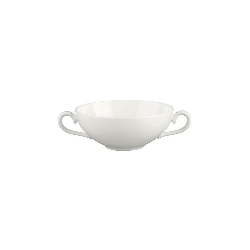 Villeroy und Boch Suppen-Obertasse - Maße: 17,6 x 13 x 5,3 cm / Ser.: White Pearl