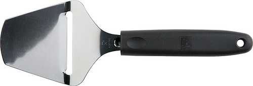 Käsehobel ca. 21,5 cm Edelstahl Griff aus Polyamid geschärfte Klinge -ORANGE- spülmaschinengeeignet Farbe: Schwarz