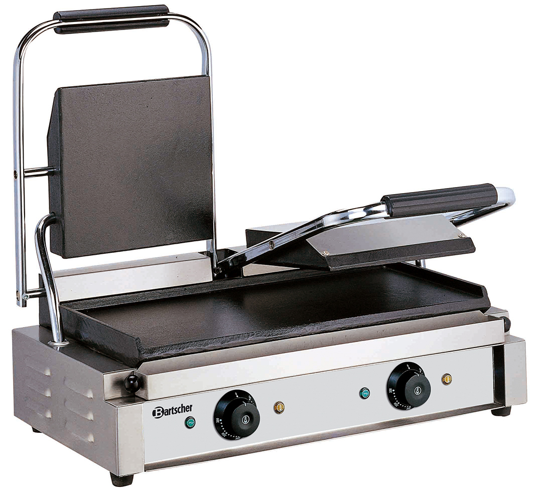 Bartscher Kontaktgrill 3600 2G | Programmierung:- | Maße: 57 x 39,5 x 21,0 cm. Gewicht: 23,5 kg