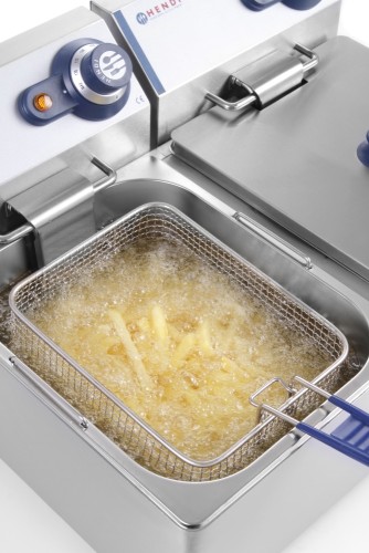 HENDI Friteuse Blue Line - Inhalt: 2x6 Liter - 230 V - 2x3300 W - 550x430x(H)290 mm