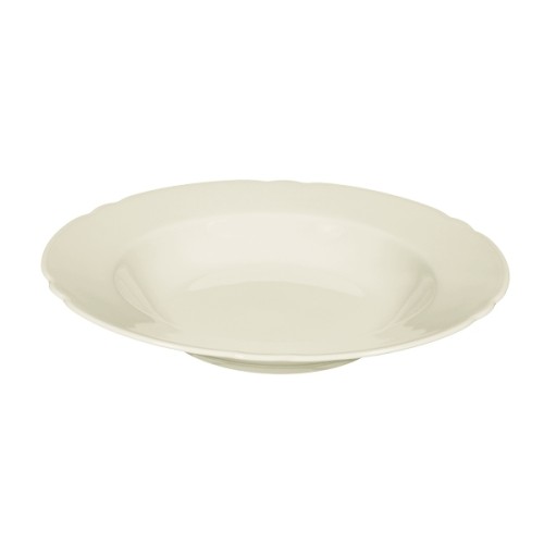 Seltmann Suppenteller 23 cm Fahne, Form: Marieluise, Glasur: elfenbein, Dekor: 00003