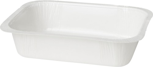 Duni Karton/PET Schale 186 x 136 x 45 mm Weiß ungeteilt, 520 Stk/Krt (1 x 520 Stk)