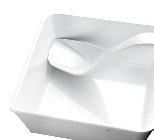 Servierlöffel -PROFI 7 x 6,5 cm, Länge: 26,5 cm Melamin, weiß designed by CULTURE FORM