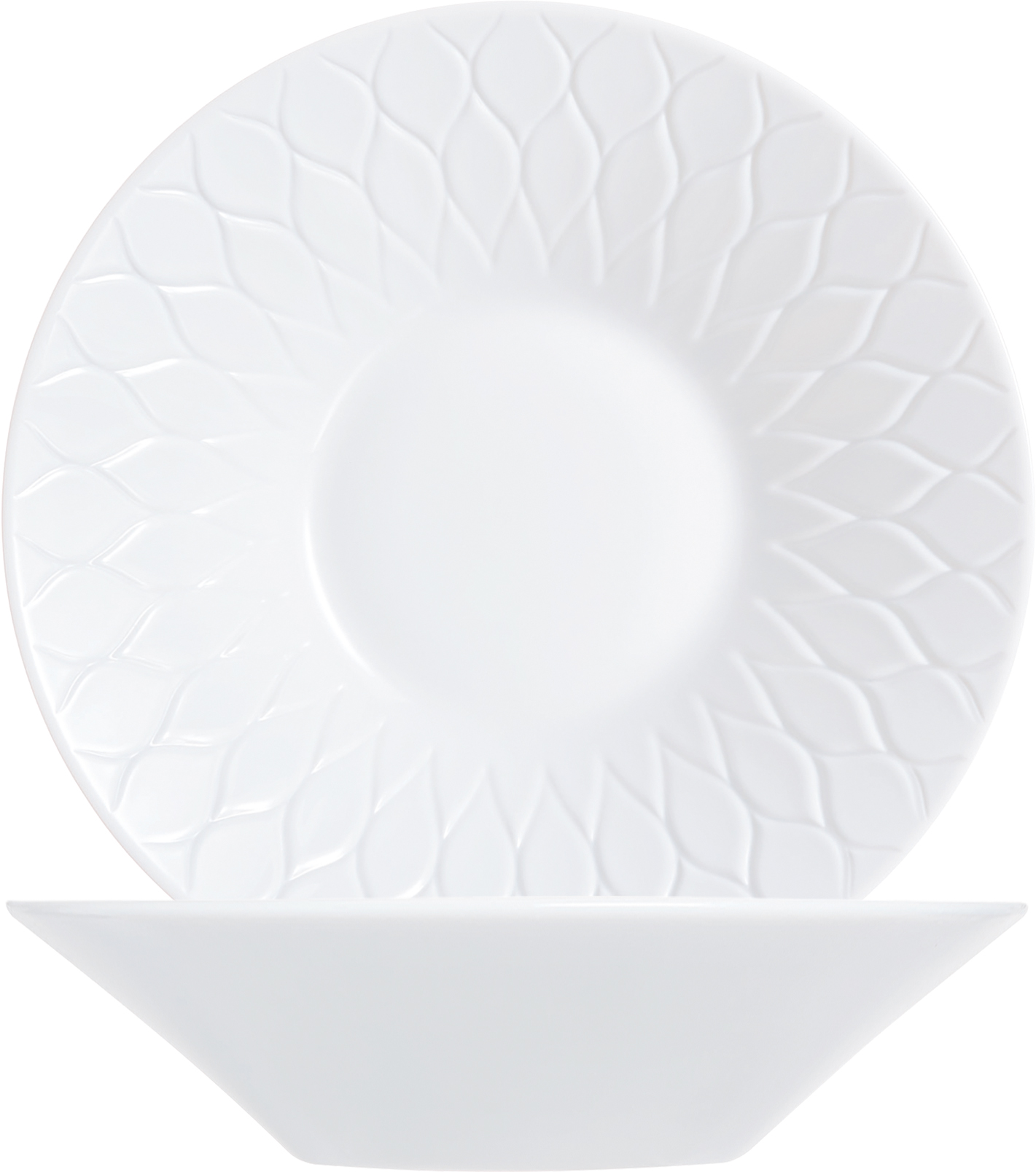 Schale AMARIO, Inhalt: 500 ml, Durchmesser: 18 cm, Farbe: weiß