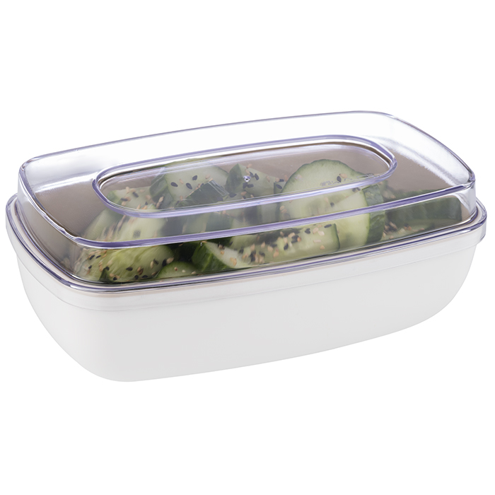 APS Deckel FRIDA, transparent, Maß: 18 x 11 x 2,5 cm, Material: SAN-Kunststoff