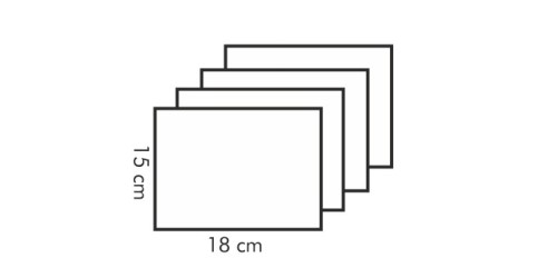 Schwammtücher CLEAN KIT 18x15 cm, 4 St.